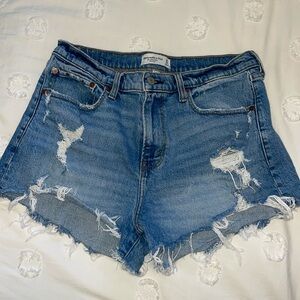 Abercrombie Curve Love Denim Shorts